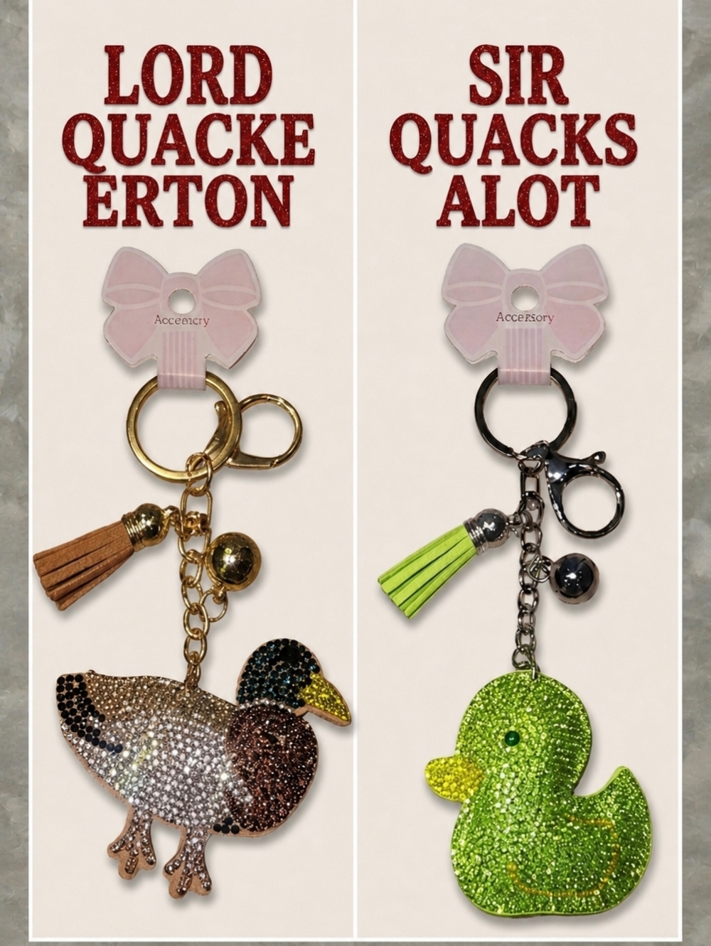 Duck Keychains NWOT